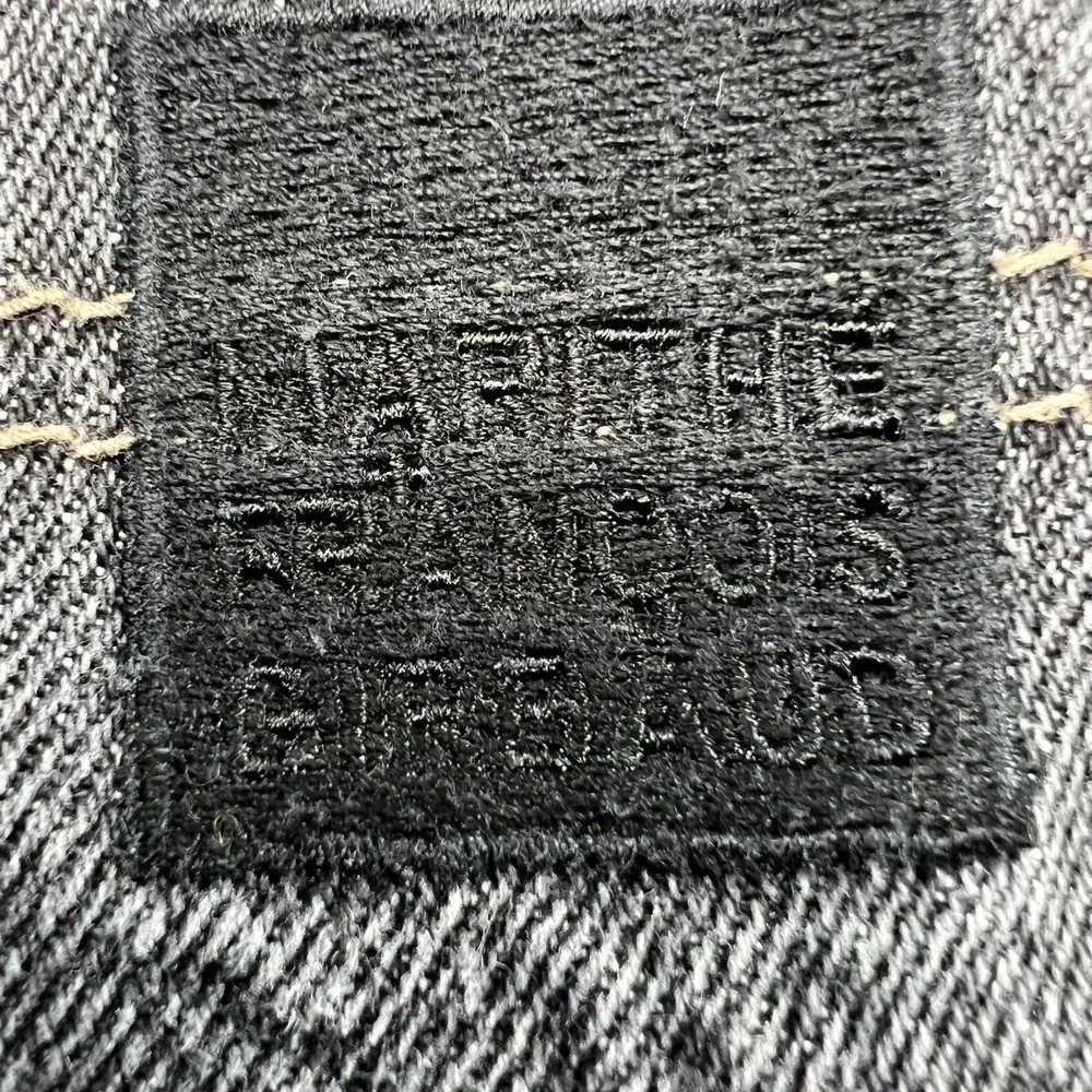 Vintage Girbaud Baggy Jeans 36L Fit 35x33 Faded Black Y2K Streetwear Hip Hop 90s
